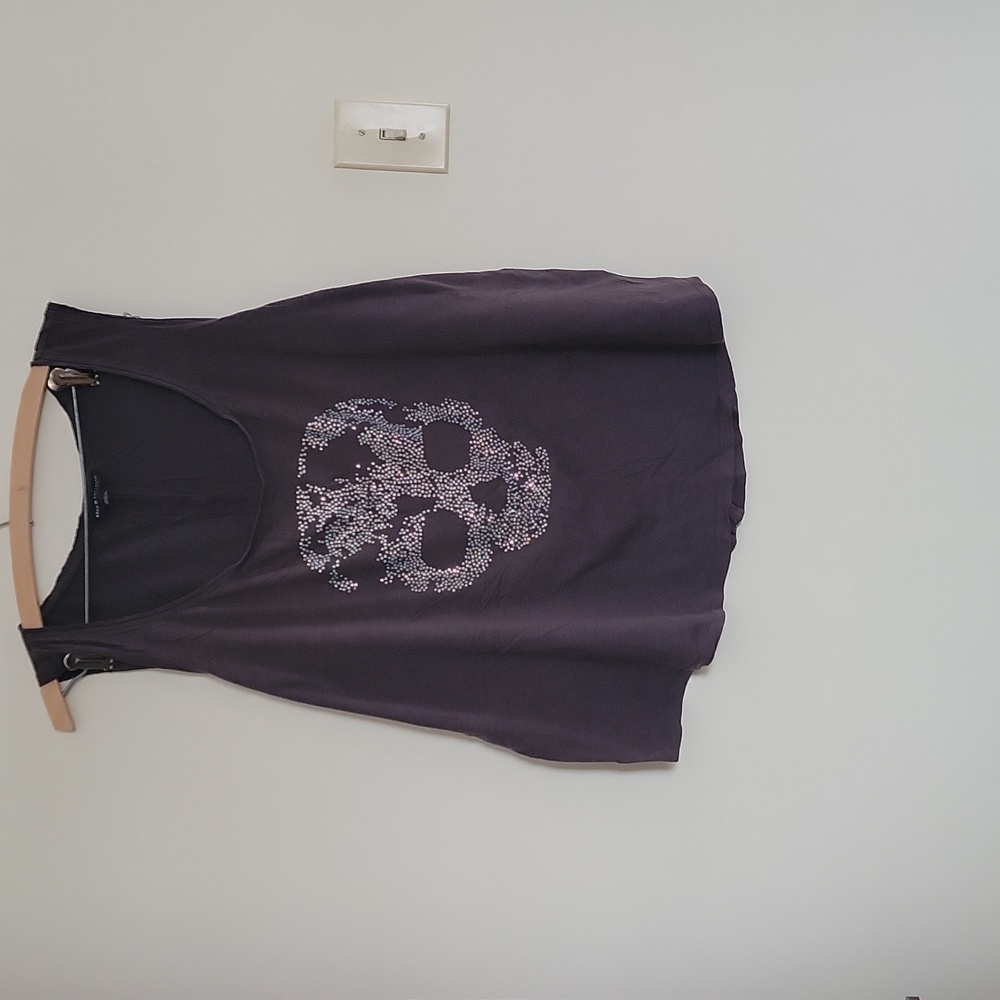 Rock & Republic Glitter skull tank